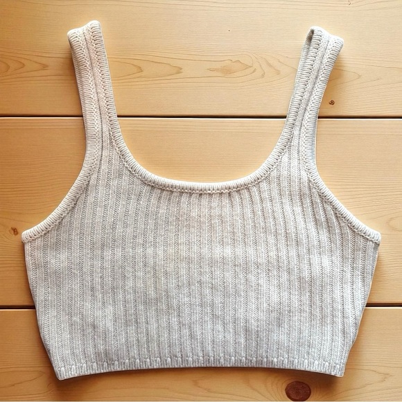 SABO Ribbed Knit Crop Tank Top – Size S (AUS 8 / USA 4) - Picture 2 of 8